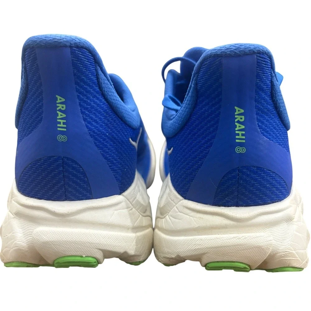 Hoka Arahi 8 Mens Running Shoes Cobalt Blue White Stability Sneakers Size 11 D